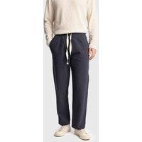 Giesto Men's Straight Leg Pants with Drawstring Waist in Navy | Size: Large