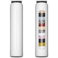 Resmo Efficient Shower Filter Cartridges Multi-Layer Replacement Pack in White