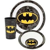 DC Comics 3 Piece Tableware Set | Black | Official Merch