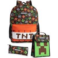 Minecraft 3 Piece Backpack Set | Multicoloured | Official Merch
