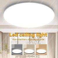 NESTLUNE Round LED Ceiling Light Panel Down Lights Bathroom in White
