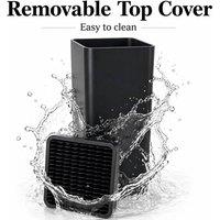 FORGEVIO Square-Non-Slip Black Holder with Scissors Slot | Size: 0.6m2