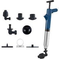 PAWNORA Drain Blaster Air Plunger in Silver