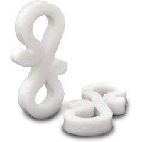 NESTLUNE Gutter Hooks Clips Outdoor x480 Christmas Xmas in White | Size: 10000mm x 520mm