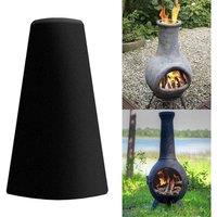 Kelvenix Chiminea Chimenea Chimnea Cover Large Waterproof 1.2M in Black | Size: 0.6m2