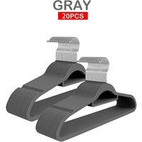 PAWNORA CLOTHES HANGERS GREY 20PCS