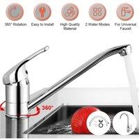 PAWNORA Kitchen Sink Mixer Taps in Silver