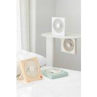 mooas Magnetic Square Cordless Desktop Fan - Magnetic Mount, 4-Speed Cooling in Green