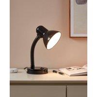 Eglo Basic Black Plastic Flexible Table Lamp