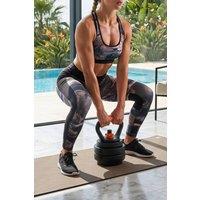 Living and Home Adjustable 4-in-1 Dumbbell Set in Black