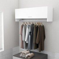 Berkfield Home Wardrobe White 100x32.5x35 cm Engineered Wood
