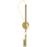 Netlighting Maytoni Tau Modern Integrated LED Wall Lamp Gold 3000K