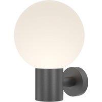 Netlighting Bold II Outdoor Globe Wall Lamp Black IP54 1xE27