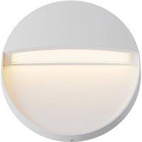 Netlighting Mane Round Outdoor Flush Wall Lamp White 3000K 100lm IP54
