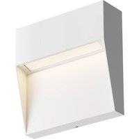 Netlighting Mane Square Outdoor Flush Wall Lamp White 3000K 100lm IP54