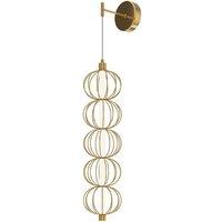 Netlighting Golden Cage Modern Integrated LED Wall Lamp Gold 3000K 1100lm