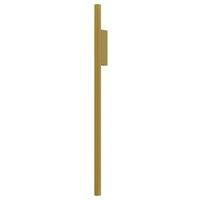 Netlighting Halo Modern Integrated LED Wall Lamp Brass 760lm White Shade in Gold