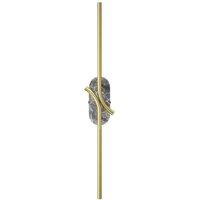 Netlighting RenAIssance Modern Wall Lamp Brass Grey 3000K 200lm White Shade in Gold