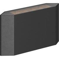Netlighting Pull Outdoor Wall Down Lamp Graphite 3000K 300lm IP54 in Grey