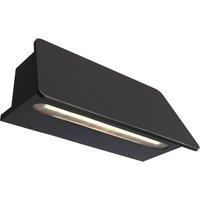 Netlighting Trupp 20cm Outdoor Wall Down Lamp Graphite 3000K 300lm IP54 in Grey