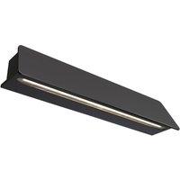Netlighting Trupp 40cm Outdoor Wall Down Lamp Graphite 3000K 550lm IP54 in Grey