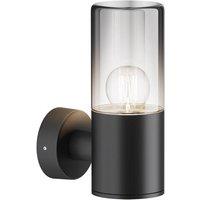 Netlighting Amas Outdoor Modern Wall Lamp Graphite IP54 1xE27 in Grey