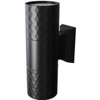 Netlighting Bowery Outdoor Up Down Wall Lamp Black IP54 2xGU10
