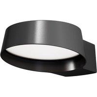 Netlighting Share Outdoor Wall Down Lamp Graphite 3000K 1200lm IP54 in Grey