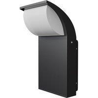 Netlighting Stock Outdoor Wall Down Lamp Graphite 3000K 450lm IP65 in Grey