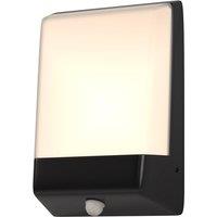 Netlighting Row Outdoor Flush Wall Lamp Graphite 3000K 500lm IP44 in Grey