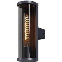 Netlighting Conf Outdoor Wall Lantern Graphite IP54 1xE27 in Grey