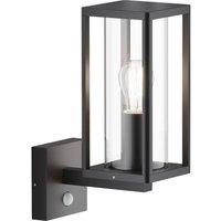 Netlighting Cell PIR Outdoor Wall Lantern Graphite IP65 1xE27 in Grey