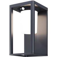 Netlighting Shatter Outdoor Modern Wall Lamp Graphite 3000K 150lm IP54 in Grey