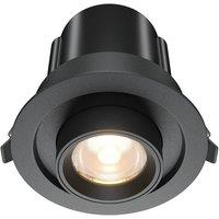 Netlighting Hidden Round Recessed Downlight Black 3000K 760lm