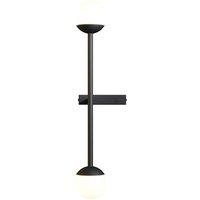 Netlighting Touch Modern Wall Lamp Black Touch Control 3000K 800lm White Shade