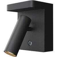 Netlighting Aron Reading Wall Light Dimmable Black 2700K 400lm