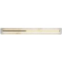 Netlighting Albatre Modern 80cm Wall Lamp Brass 3000K 300lm White Shade in Gold