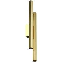 Netlighting Calipso Up & Down Wall Lamp Brass 2700K 1620lm in Gold