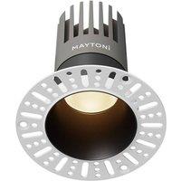 Netlighting Dip LED Recessed Wall Lamp Black 3000K