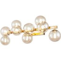 Netlighting Dallas Wall Lamp Gold 9 Light G9