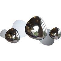 Netlighting Jack stone Modern Integrated LED Wall Lamp Nickel 3000K in Grey