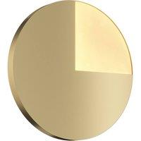 Netlighting Jupiter Modern Integrated LED Wall Lamp Brass 3000K in Gold
