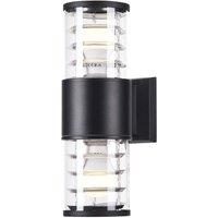 Netlighting Bronx Wall Lamp Black 2 Light IP54 E27