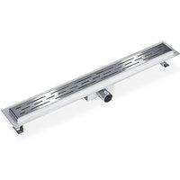 tectake Channel Drain in Grey | Size: 100 cm