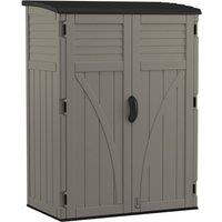 Rowlinsons Aston Large Storage Cabinet with Assembly - Resin - L83xW135xH182 cm in Grey