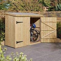 Rowlinsons Signature Heritage T&G Wall store with Assembly - Timber in Brown