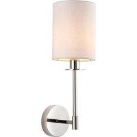 Netlighting Sancerre Wall Lamp Shade Fabric 1x E14 in White
