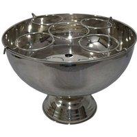 Minster Champagne Bucket - L37 x W37 x H30 cm - Nickel Finish in Silver