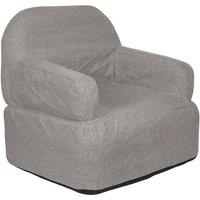 VFM e-Store Inflatable Camping Chair Easy, Durable, Pack Away 89cm x 86cm Grey X 1 | Size: 89 cm x 86 cm