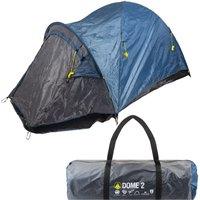 VFM e-Store Eiger Trekker Dome Tent Sage Green 1 2 4 Person Waterproof in Blue